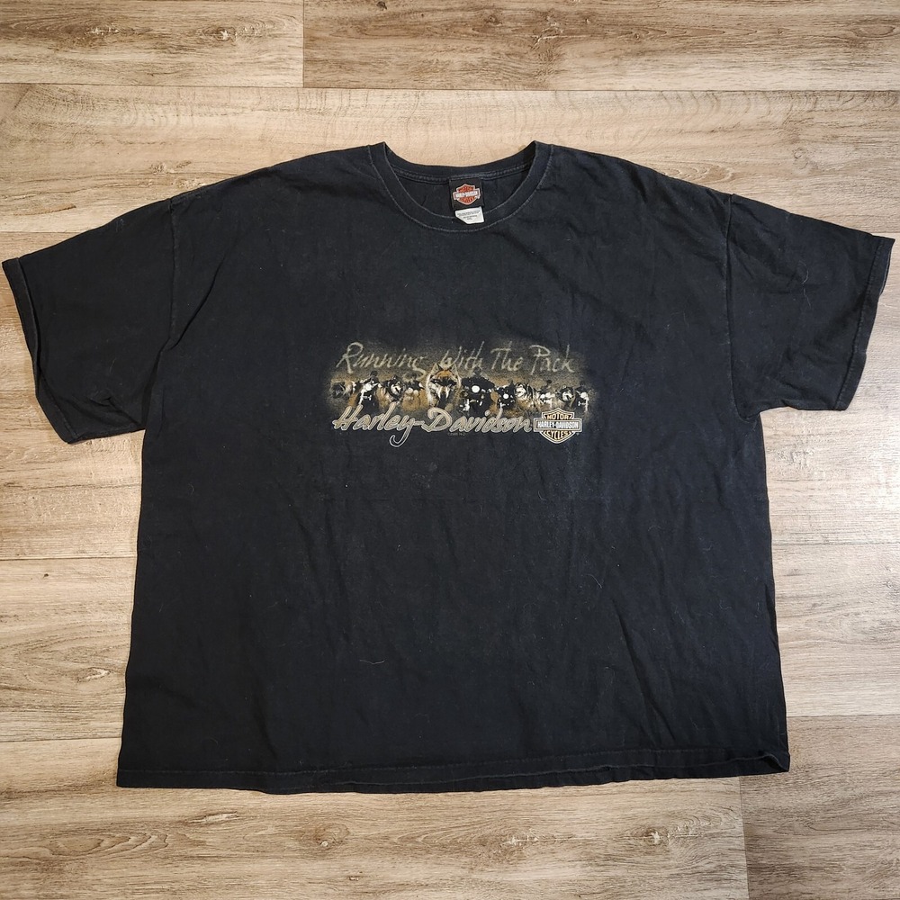 Harley Davidson Motorcycles Running With The Pack Mancuso Houston Texas Mens 4XL